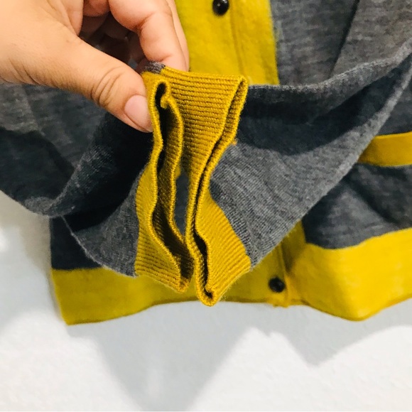 Anthropologie - Charlie & Robin - Felted Colorbar Sweater Grandpa Sweater Sz S - Picture 6 of 12